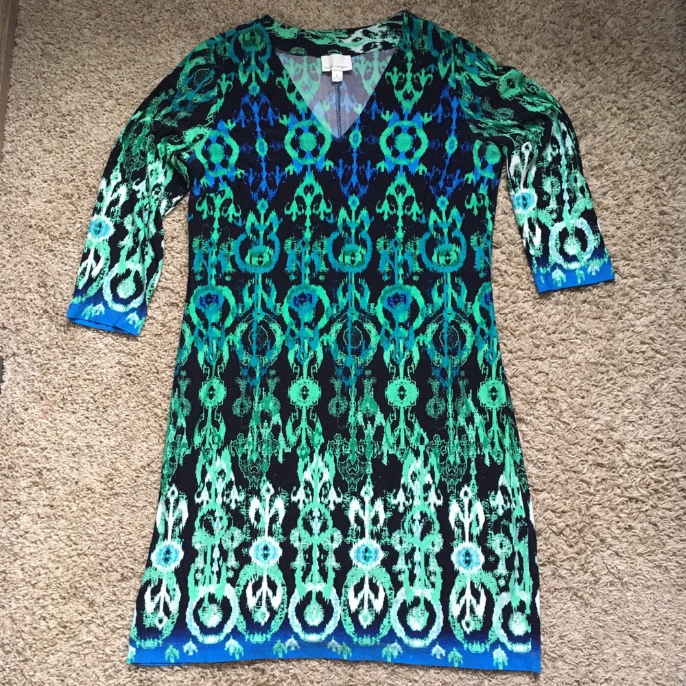 Beautiful Donna Morgan dress with 3/4 sleeves